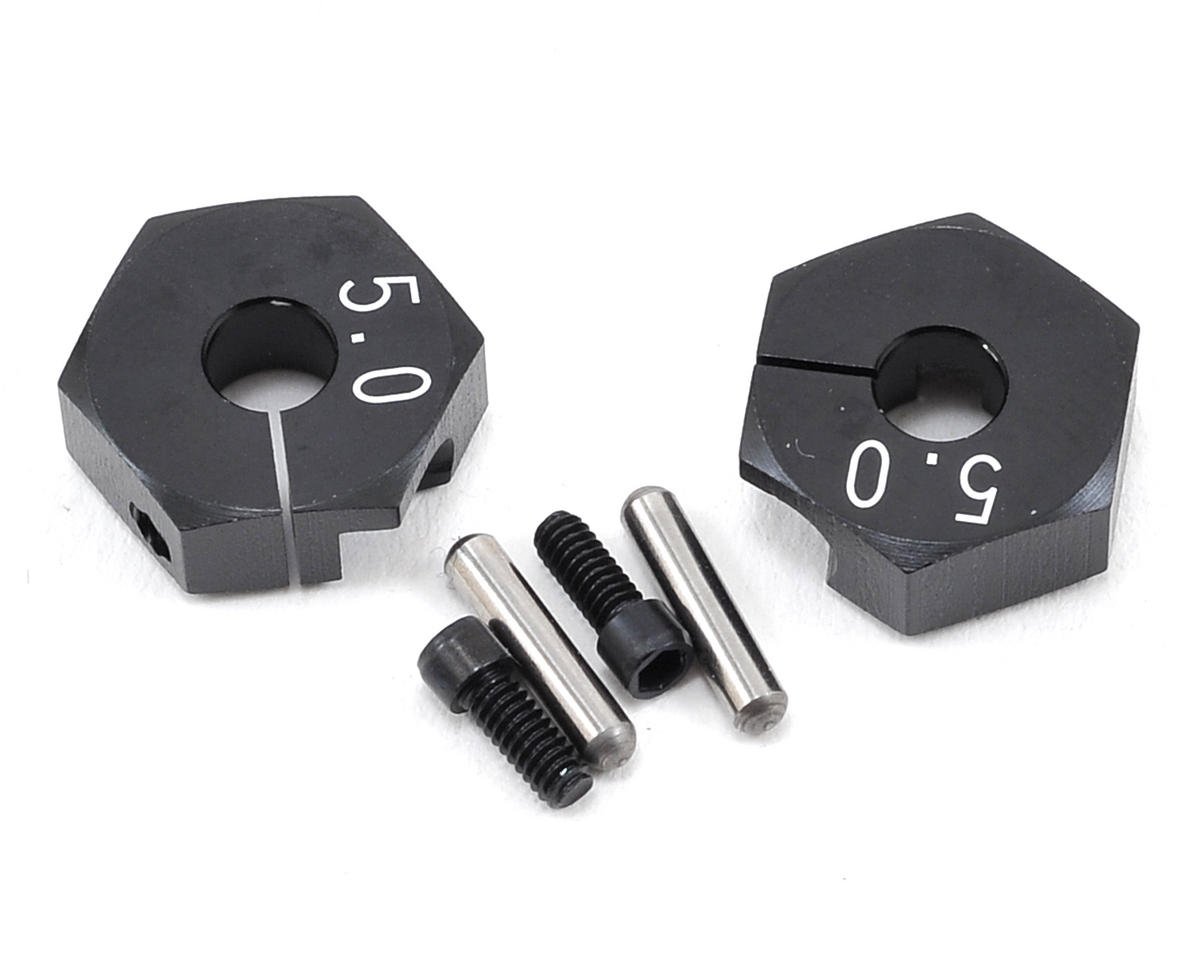 YOKBD-011CBA Yokomo Aluminum Clamp Wheel Hub Hex (Black) (2) (5.0mm)