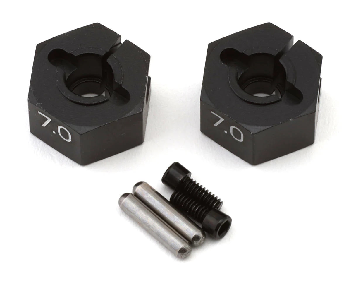 YOKY2-011CB7A Yokomo 12mm Clamping Wheel Hex Hub Adaptors (2) (7.0mm) | The Rc Shop at DrDans