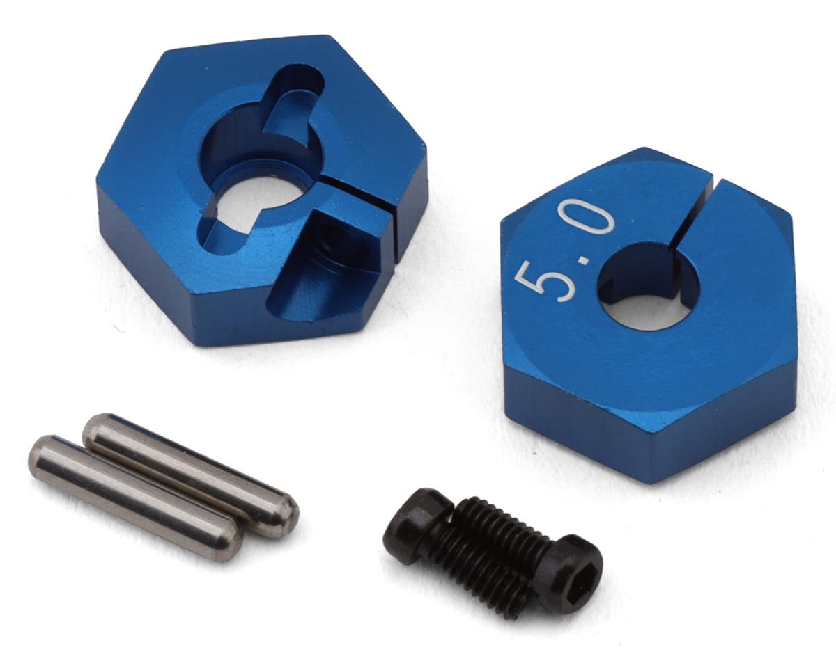 YOKY2-011CBL5 Yokomo 12mm Aluminum Clamping Wheel Hex (Blue) (2) (5mm) | The RC Shop at Dr Dans