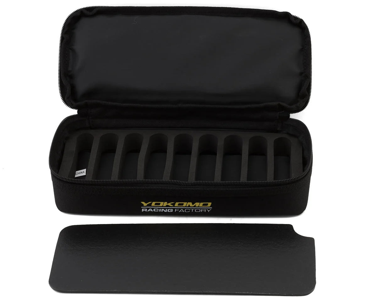 YOKYT-29 Yokomo Multi Shock Spring Carrier Case (Black) w/9-Slot Divider | The RC Shop at Dr Dans