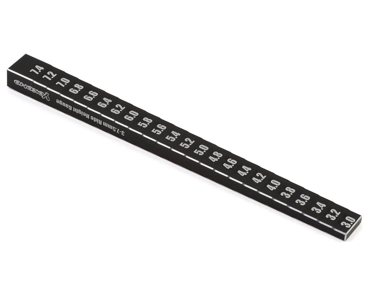 YOKYT-HGTC2 Yokomo Touring Car Aluminum Ride Height Gauge (Black) (3-7.5mm) | The RC Shop at Dr Dans