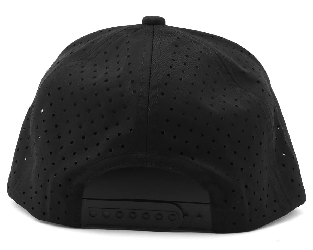 YOKZC-A23BY Yokomo Factory Team Snapback Flatbill Hat (Black/Yellow) (One Size Fits Most) | The RC Shop at Dr Dans