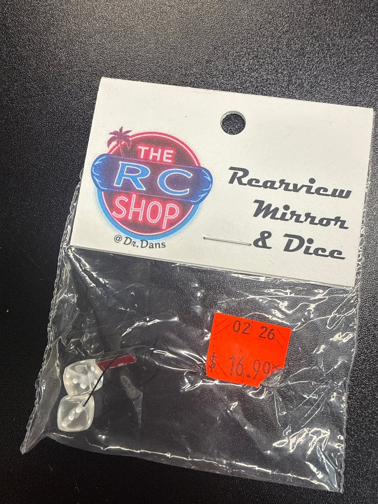 DRC-RVM-110-     The Rc Shop  Rearview Mirror & Dice 1/10 Drift car  | The RC Shop at Dr Dans