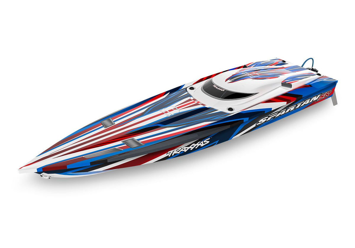 Traxxas Spartan SR VXL-6S Brushless 36" Race Boat w/ TSM & Self-Righting | 103076-4