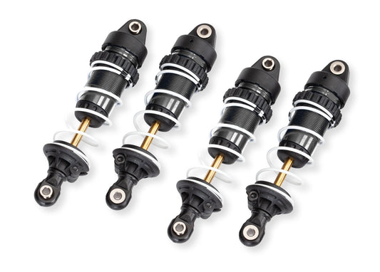 10765-GRAY  PTFE Aluminum Mini GTR Long Shocks & Springs (4)  | The RC Shop AT Dr Dans