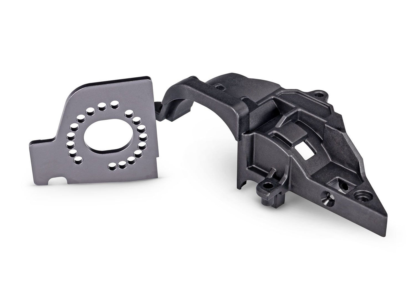 10796R     Gray Aluminum Motor Plate and Gear Cover    | The RC Shop at Dr Dans