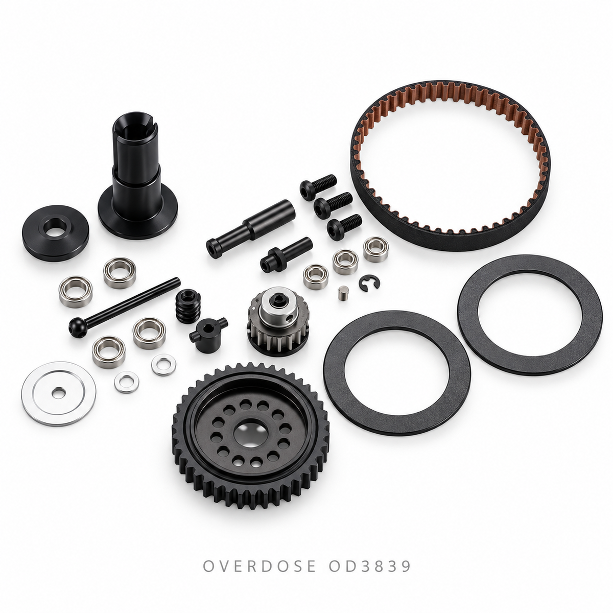 OVERDOSE OD3839 Belt Drive Ball Differential Kit for GALM