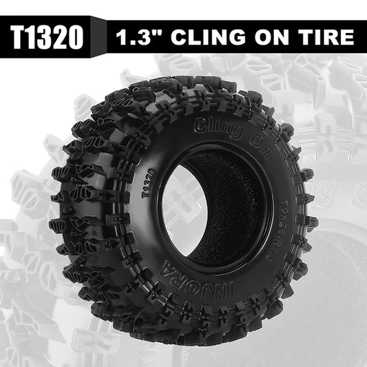 T1320   INJORA Cling On 1.3" Tires (4) (70*26mm) (T1320)