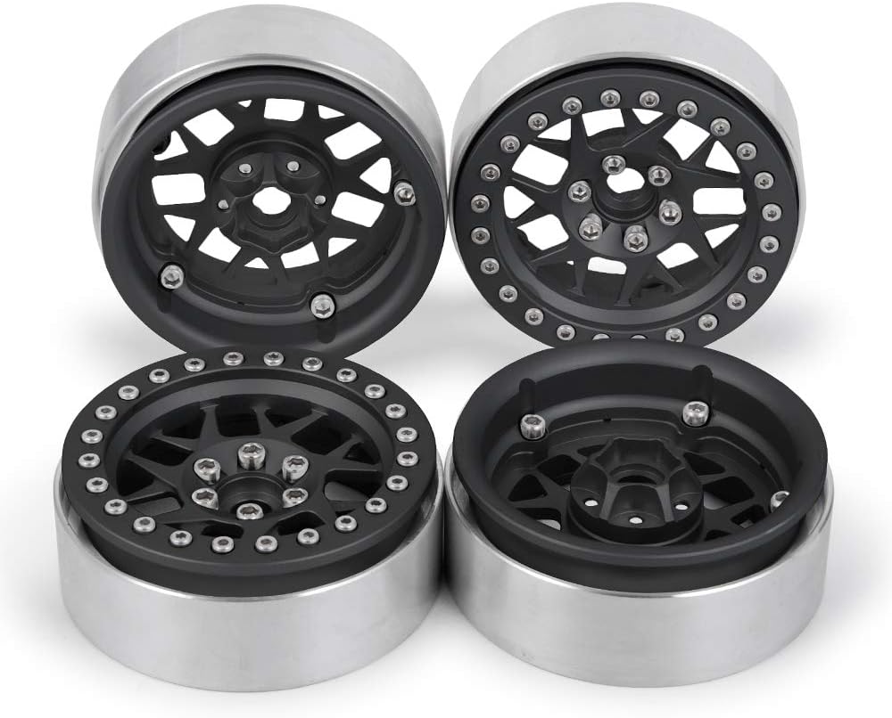 2.2 Beadlock Wheels Aluminum Alloy 2.2 inch Wheel Hubs Rims For 1/10 Scale RC Crawler        | The RC Shop at Dr Dans