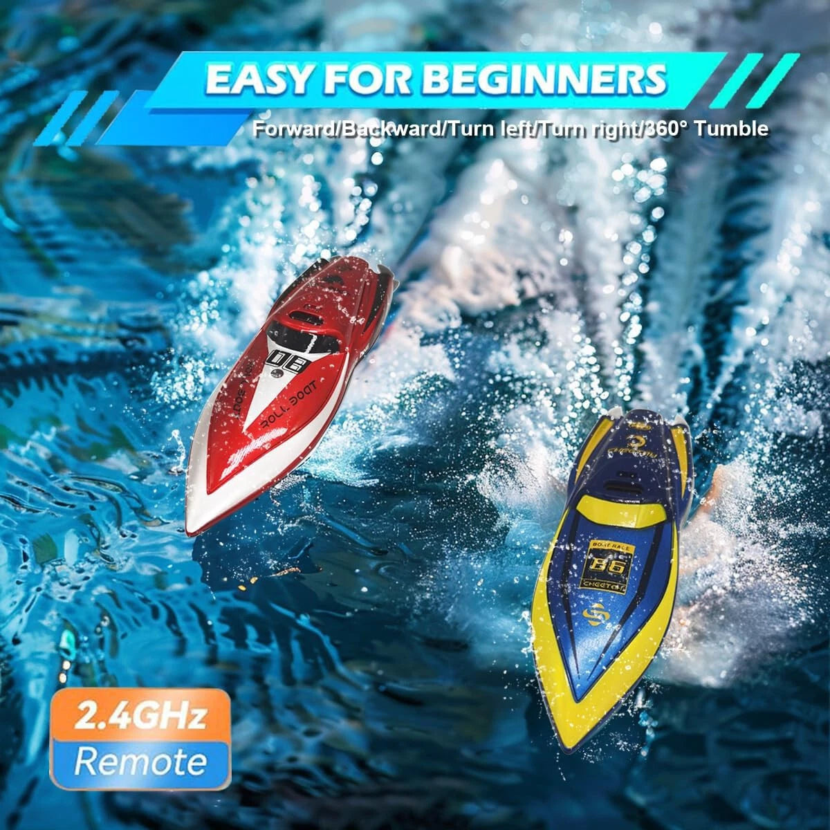 Soda Can Boat  RC Micro STUNT BOAT Mini Speed Boat- 2.4GHZ  | The RC Shop at Dr Dans