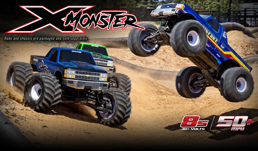 77036-4 X-Maxx MT Chassis ONLY (MUST ADD BODY CHOICE SEPARATE)