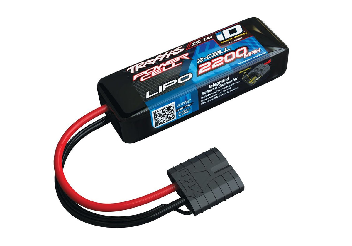 Traxxas Power Cell 2S 7.4V 2200mAh 25C LiPo Battery – 2820 / 2820X