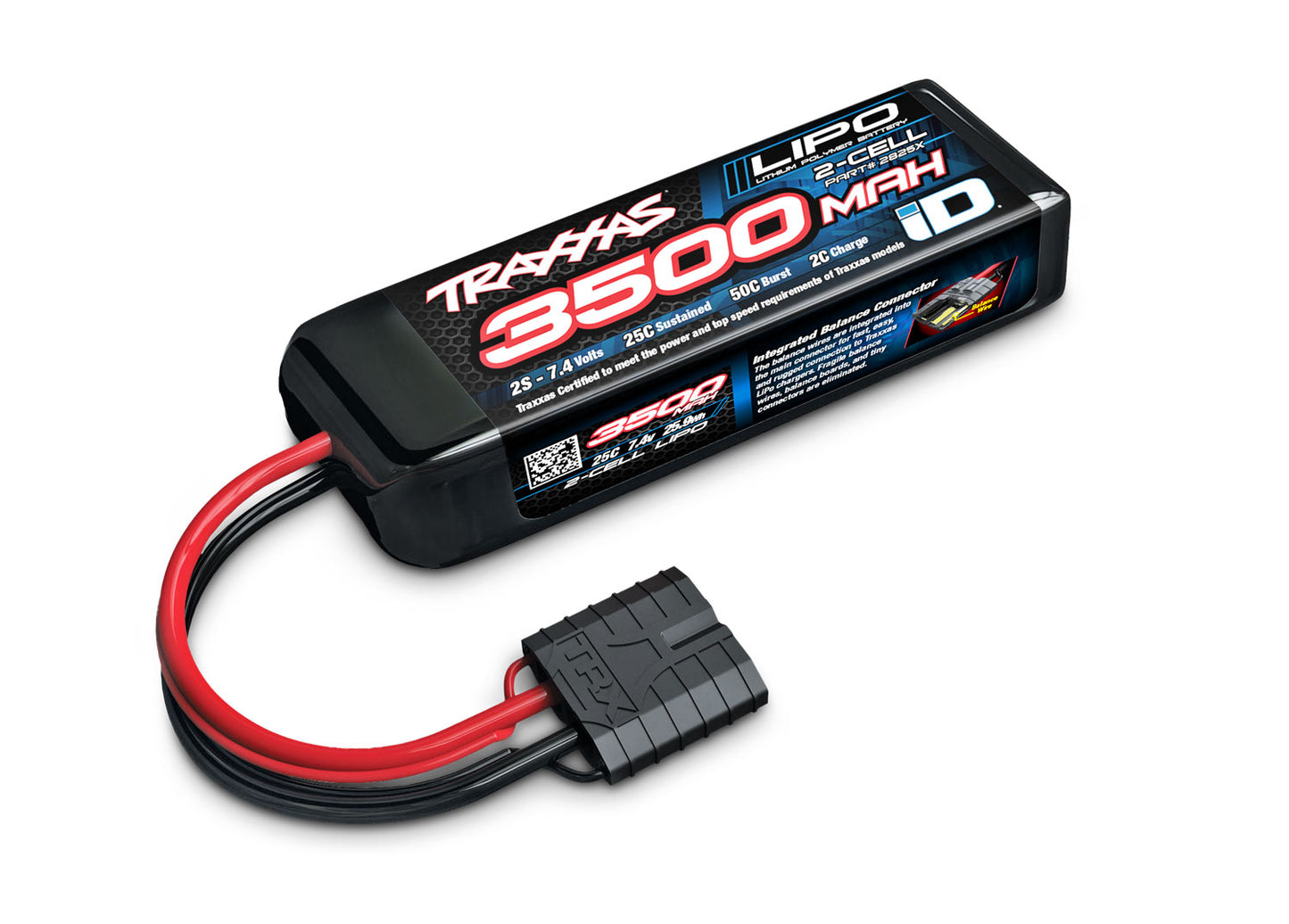 2825X 2S LIPO 3500MAH 7.4V