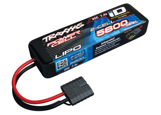 2843X    5800 mAh 7.4 Volt 2-Cell LiPo Battery |The RC Shop at Dr Dans