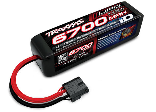 2890X   6700 mAh 14.8 Volt 4-Cell LiPo Battery   | The RC Shop at Dr Dans