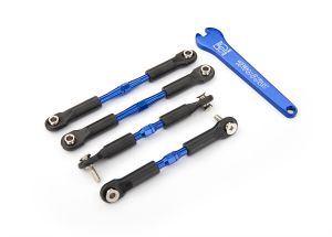 3741a Turnbuckles, aluminum (blue-anodized), camber links,