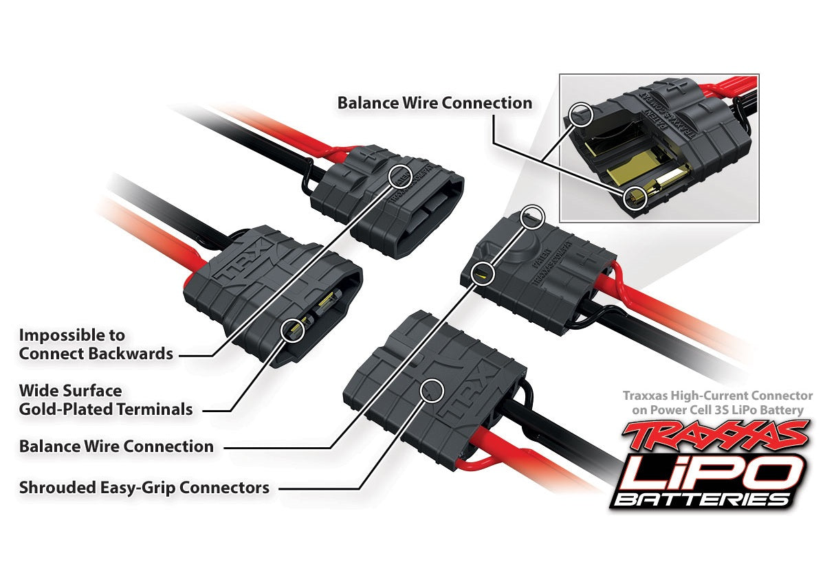 2832X  5000 mAh 11.1 Volt 3-Cell LiPo Battery  |The RC Shop at Dr Dans