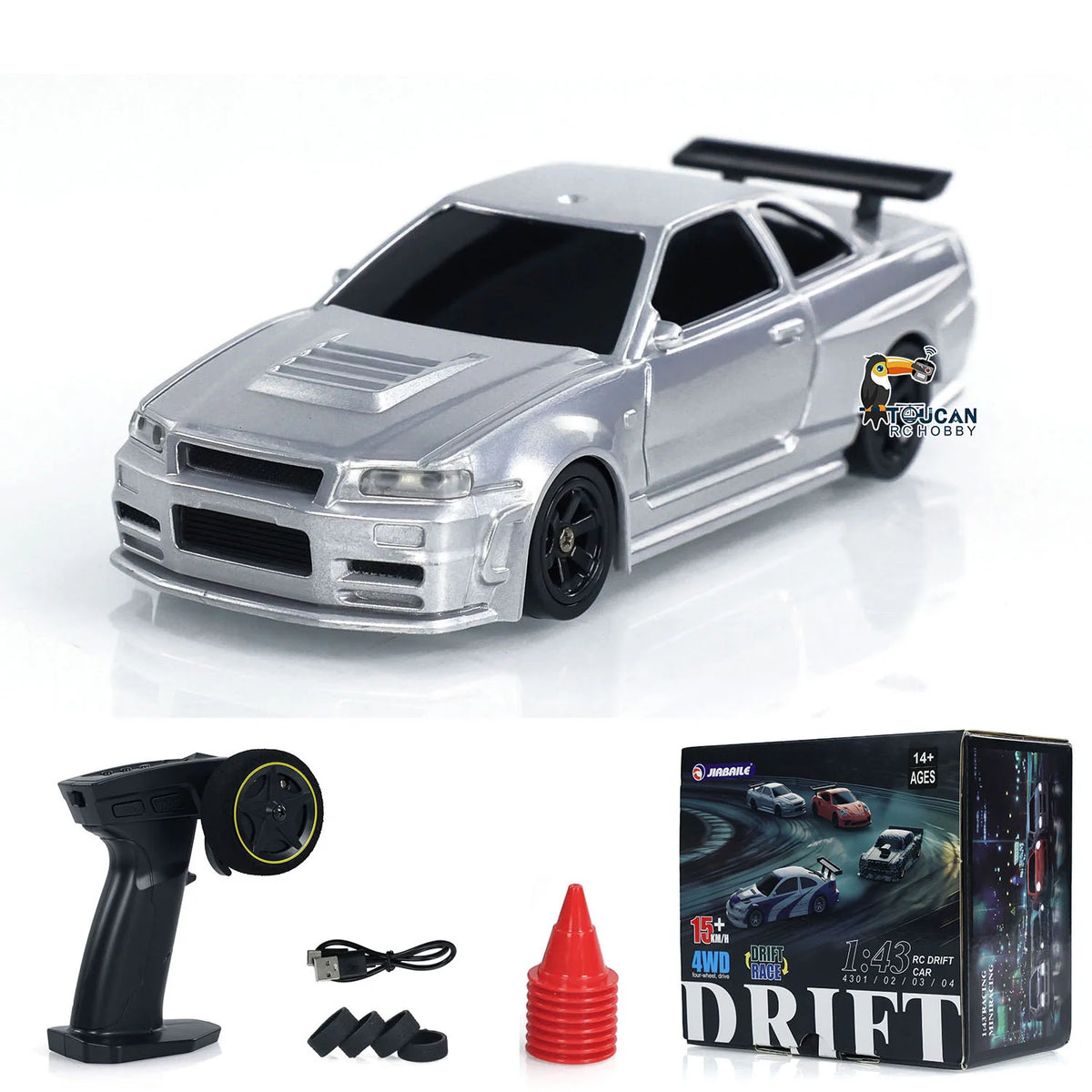 JiaBaiLe 1/43 4WD Mini RC Drift Cars 2.4GHz RTR – 4301-4311