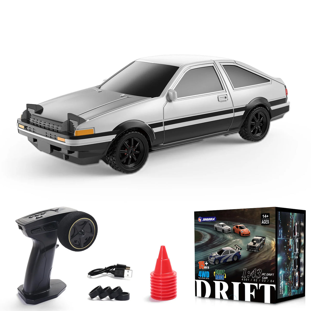 JiaBaiLe 1/43 4WD Mini RC Drift Cars 2.4GHz RTR – 4301-4311