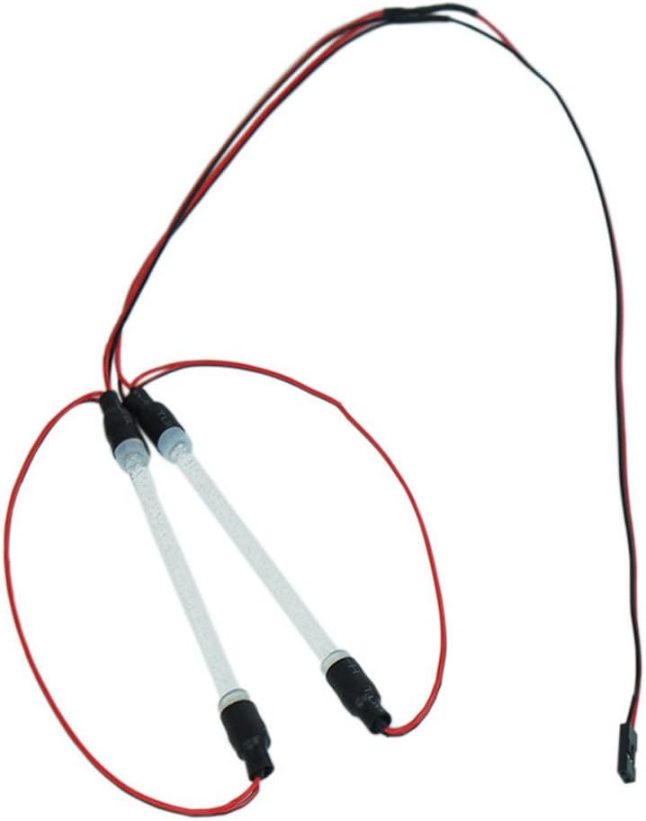 MOHERO 1/10 RC Car Chassis Body LED Light Strip Tube for RC Drifting Car Truck Tank (Multicolor)