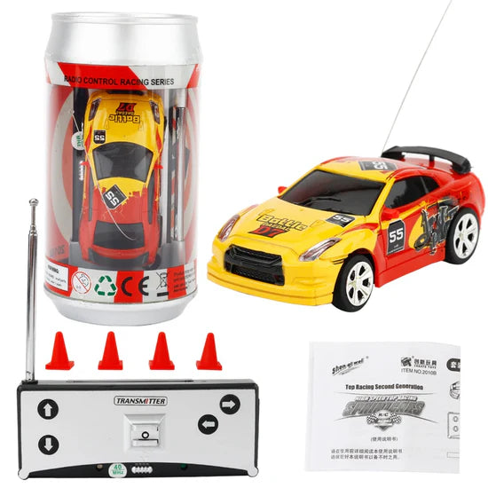 Soda Can Car    RC Pro 1/58 Scale POP RC Car – Micro RTR Racer with 2.4GHz Control | 2010B
