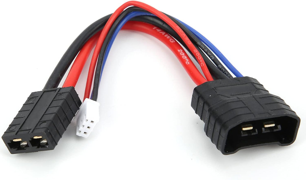 2S Lipo Battery Balance Lead Charging Connector Cable Adapter for Traxxas TRX 1/8 1/5 RC Car