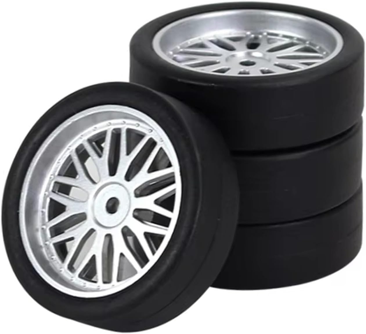 LD0004 DRIFT TIRES- STYLE 1- CHROME- NEW  2025