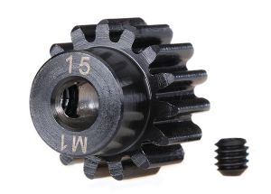 6487R    15-Tooth Machined Pinion Gear (1.0 Mod) 5 mm Bore   | The RC Shop at Dr Dans