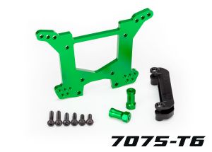 6738g Shock tower, rear, 7075-T6 alum