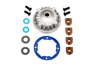6781 Housing, center differential (aluminum)/ x-ring gaskets (2)/