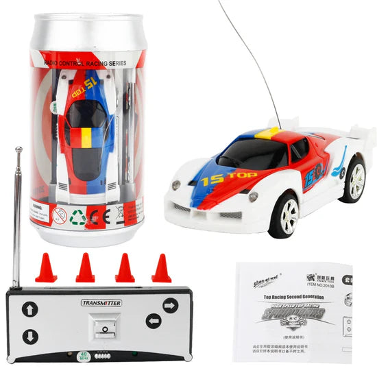 Soda Can Car    RC Pro 1/58 Scale POP RC Car – Micro RTR Racer with 2.4GHz Control | 2010B