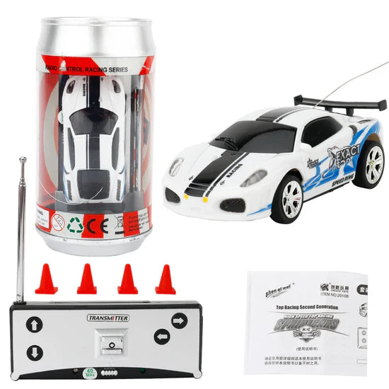 Soda Can Car    RC Pro 1/58 Scale POP RC Car – Micro RTR Racer with 2.4GHz Control | 2010B