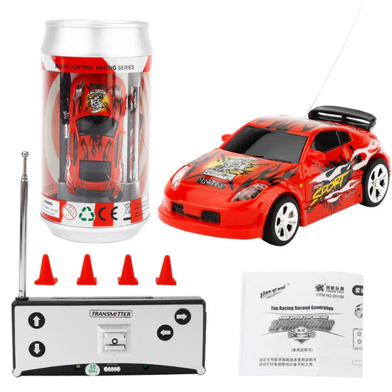 Soda Can Car    RC Pro 1/58 Scale POP RC Car – Micro RTR Racer with 2.4GHz Control | 2010B
