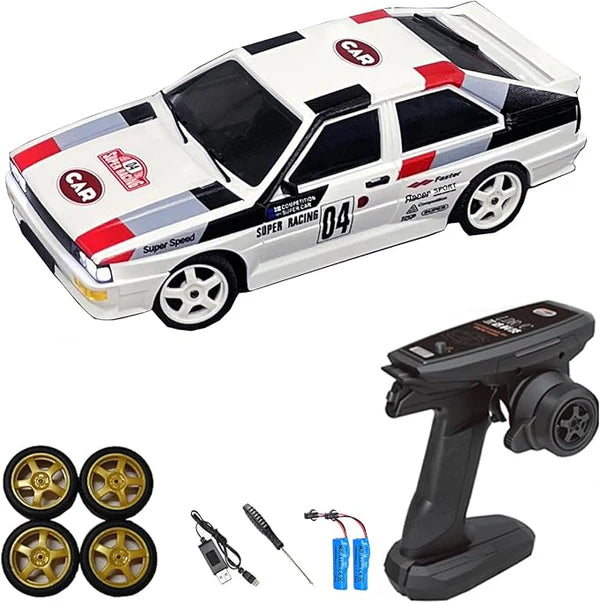 LD1280   1/28 Mini RC Drift Car GTR 2.4GHz 4WD RTR with Gyro and 4PCS Drift Tires Racing Radio Control Cars