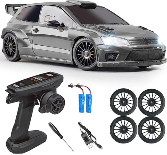 LD1280   1/28 Mini RC Drift Car GTR 2.4GHz 4WD RTR with Gyro and 4PCS Drift Tires Racing Radio Control Cars