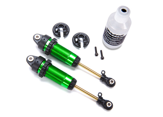 7462G   1/10 Green Aluminum Long GTR Shocks (2)