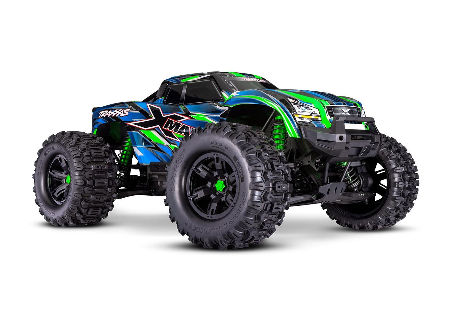 77096-4 X-Maxx 8s Belted GREEN  | The RC Shop at Dr Dans