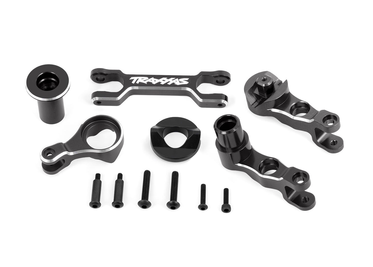 7746-GRAY   X-Maxx Gray Aluminum Steering Bellcranks   | The RC Shop at Dr Dans