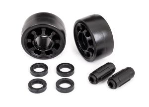 7775  Wheelie Bar Wheels with Hardware (2)     | The RC Shop at Dr Dans