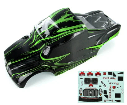 88035   1/10th Semi Truck Body(Black/Silver)(1pc)  | The RC Shop at Dr Dans