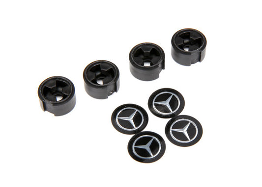 8873    TRX-4 Mercedes-Benz Black Center Caps (4)