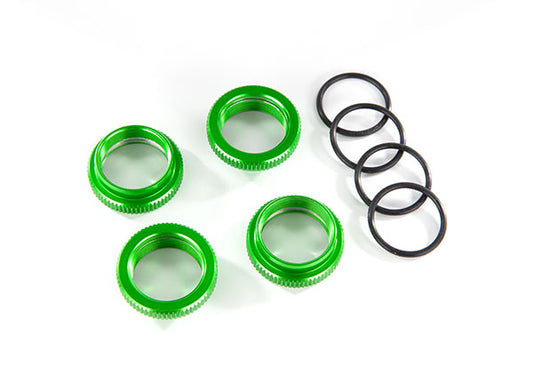 8968G  Green Aluminum GT-Maxx Spring Retainers (4)   | The Rc Shop at DrDans