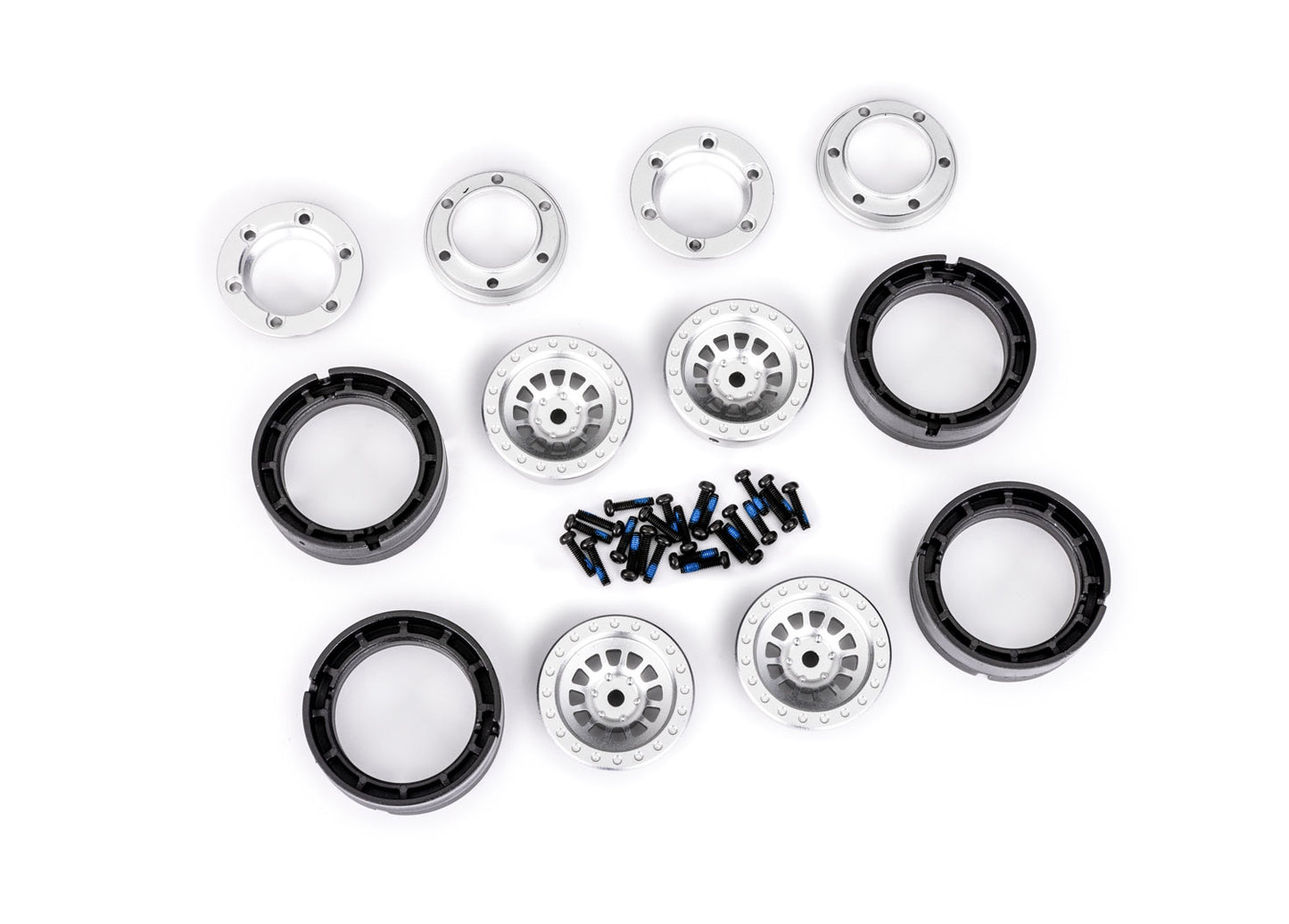 9881   TRX-4M 1" Aluminum Beadlock Wheels (4)   |The RC Shop at Dr Dans