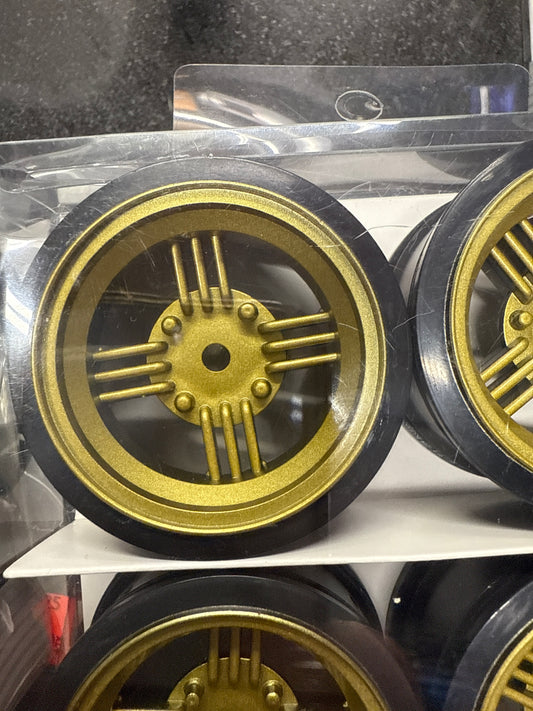 11135 DRIFT WHEEL GOLD VINTAGE STYLE 6MM OFFSET