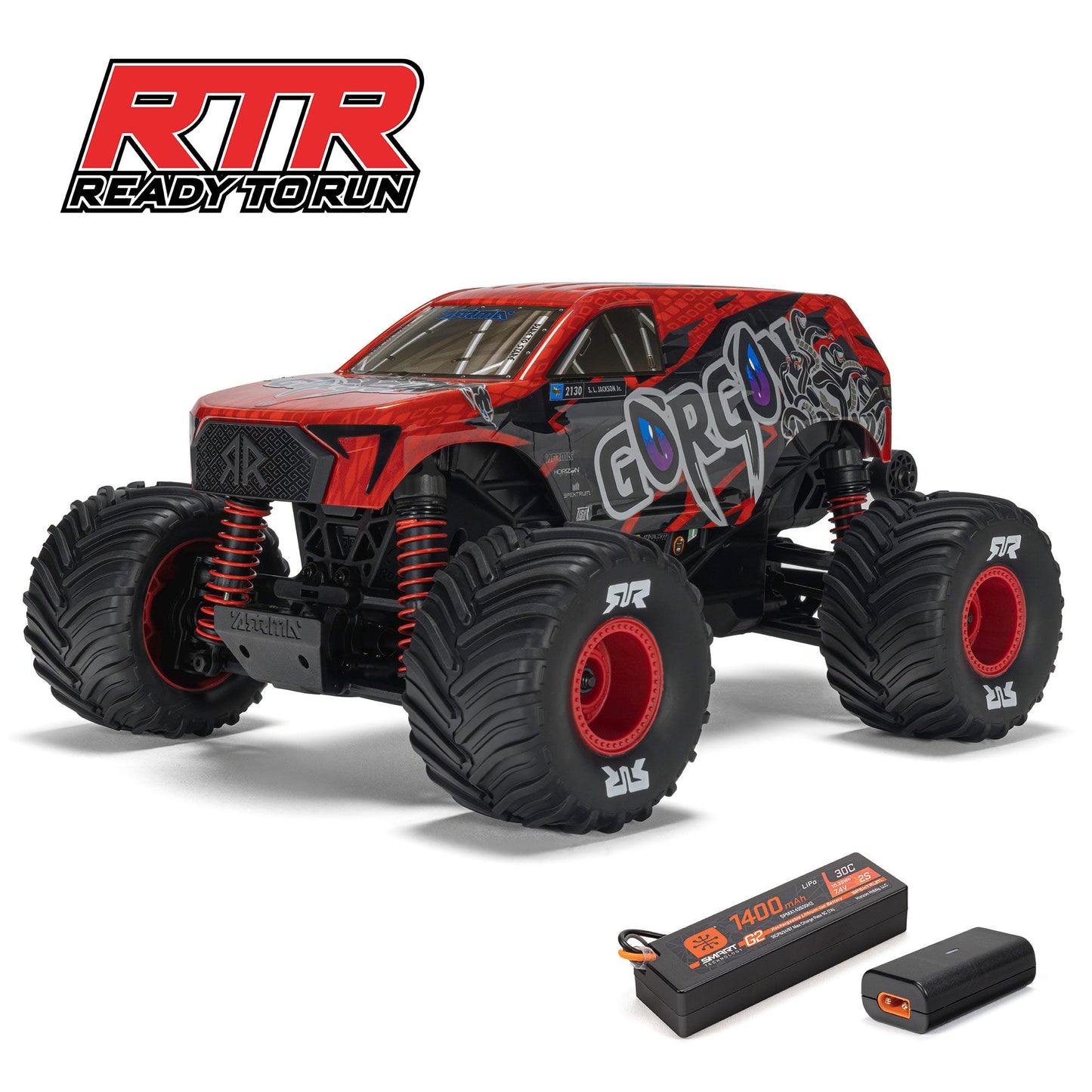 1/16 GORGON GROM 4X4 RTR Brushed Monster Truck (Battery & Charger Included)