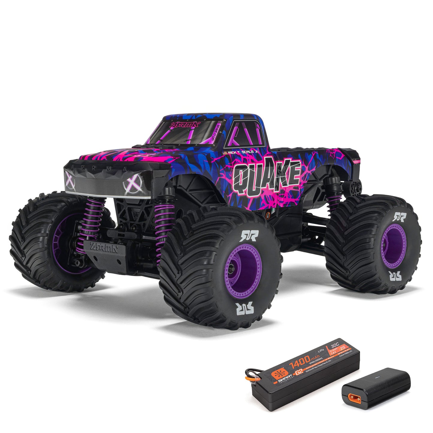 1/16 QUAKE GROM 4X4 RTR Brushed Monster Truck (Battery & Charger Included