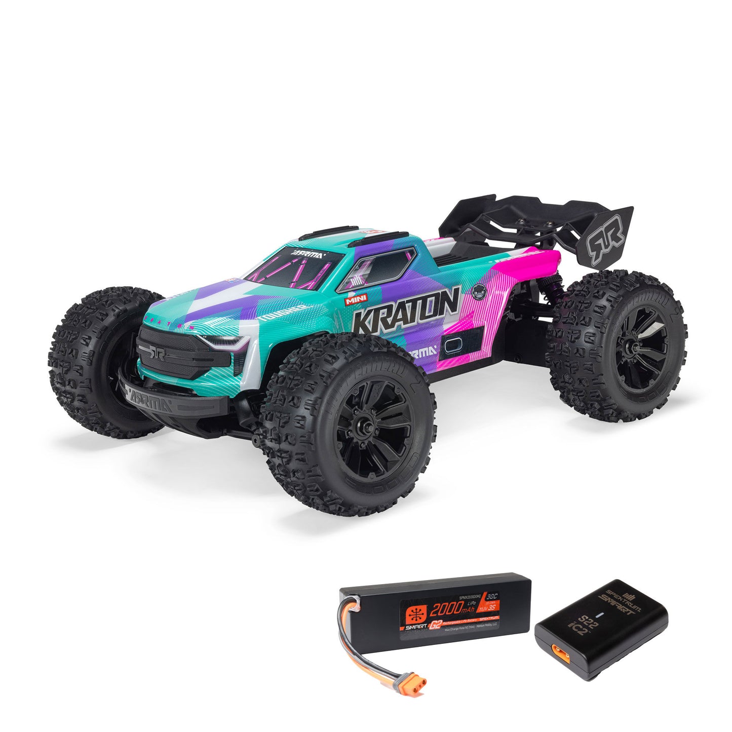 ARA2508ST  1/16 MINI KRATON 3S DSC 4X4 RTR Brushless Speed Truck (Battery & Charger Included) | THE RC SHOP