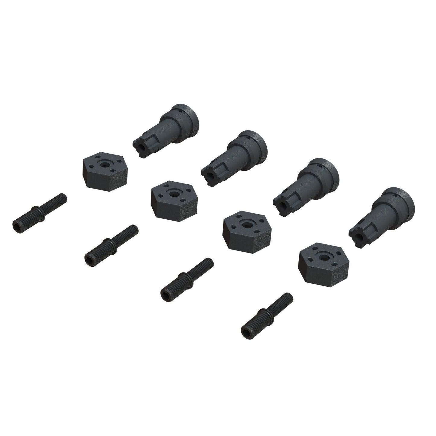 ARA311178   Wheel Axle and Hub Set   | The RC Shop at Dr Dans