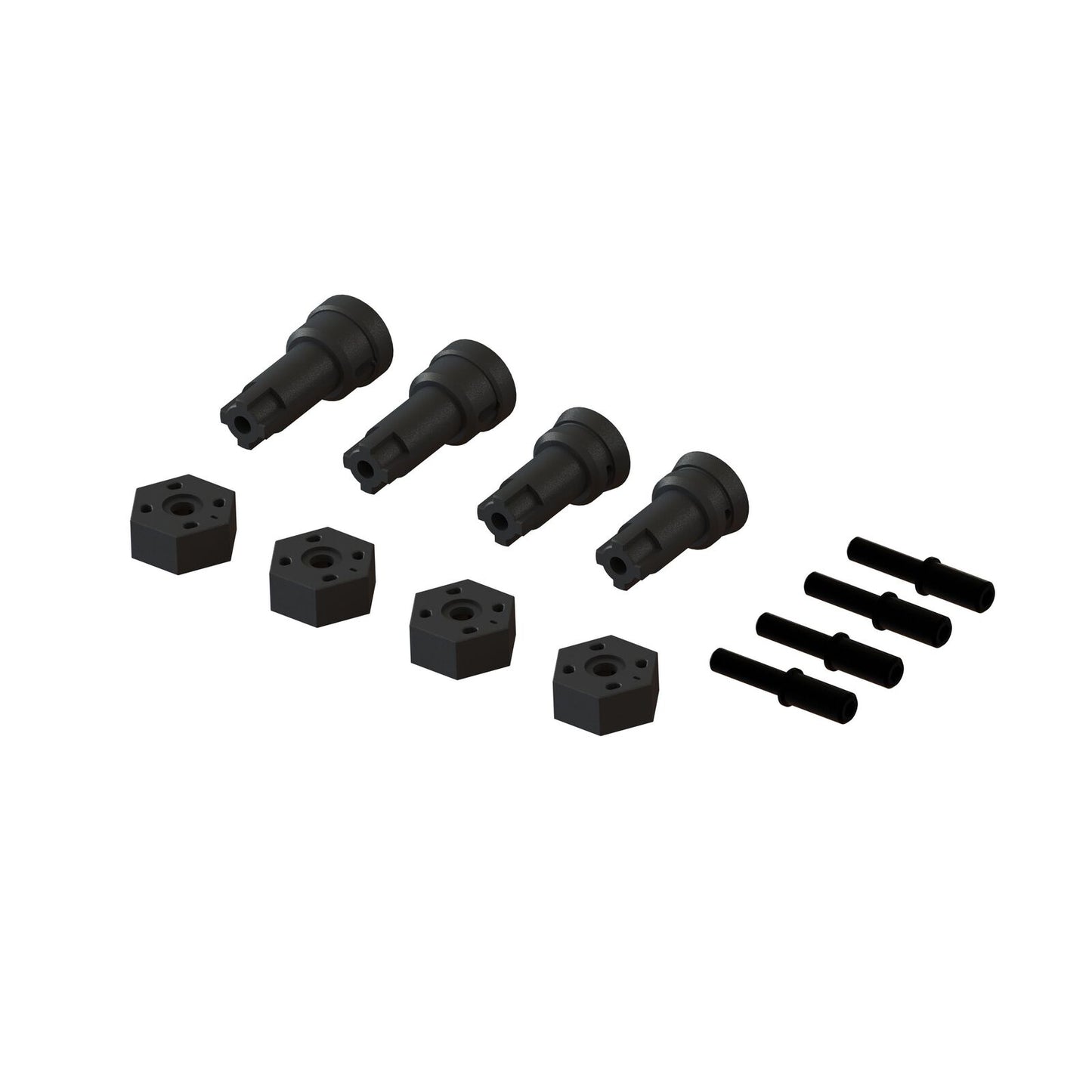 ARA311229	 Wheel Axle and Hub Set B - GROM	AXI256001	 M6 x 4 x 22mm, Screw Shaft (8)  | The RC Shop at Dr Dans