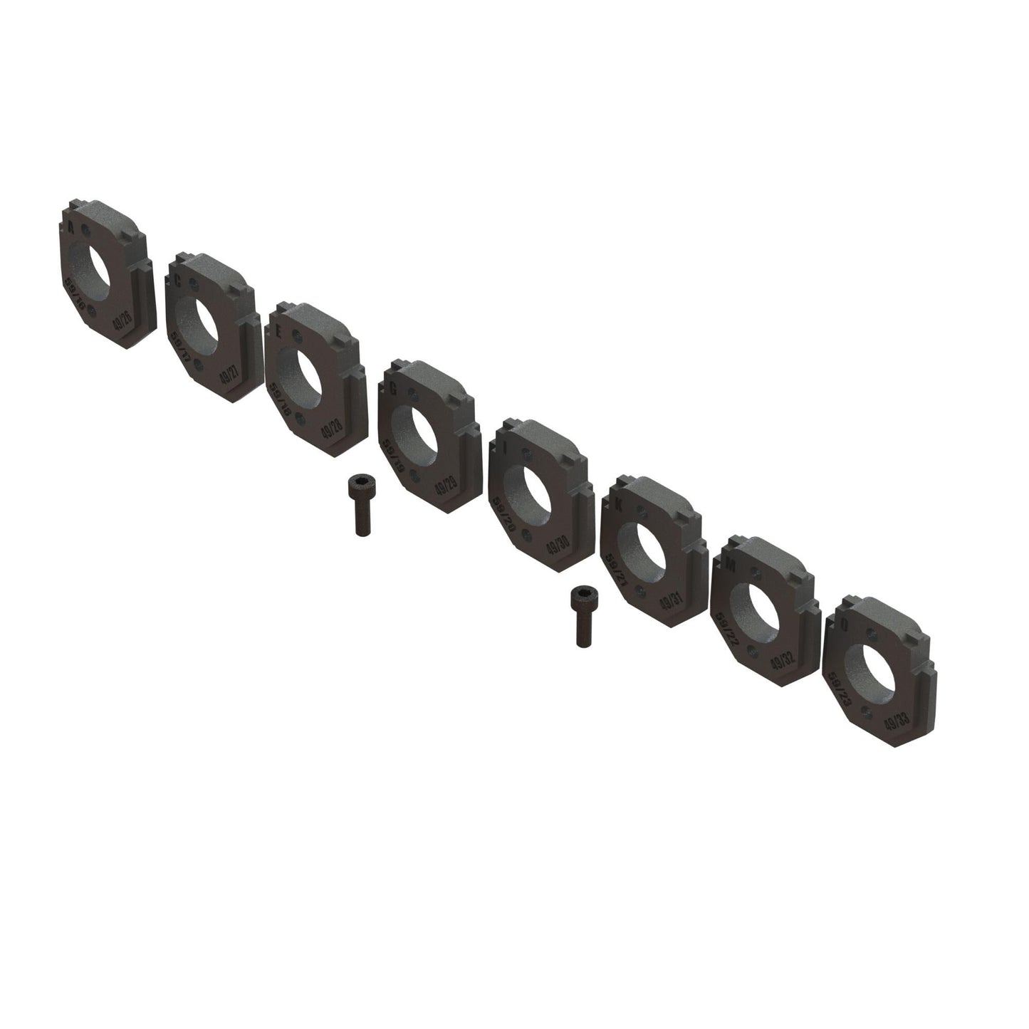 ARA320744	 Motor Mount Set (8pcs)